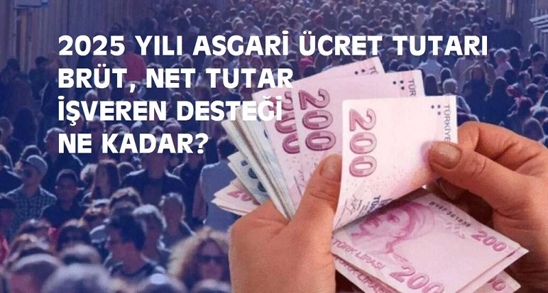 2025 Yılı Asgari Ücreti Açıklandı. Asgari ücret ne kadar oldu?