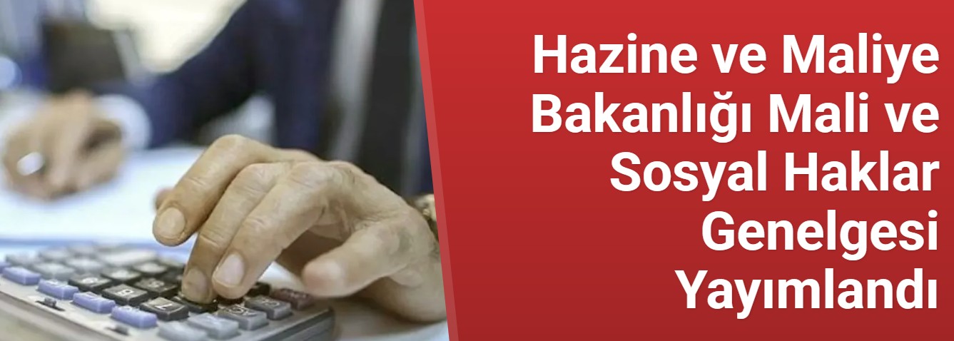 2026 Yılı Ocak Ayı Mali ve Sosyal Haklara İlişkin Genelge